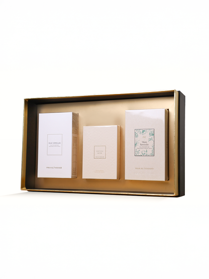 3'lü Kadın Parfüm Seti Mon Jasmin 75ml / Silk Vanilla 75ml / Crystal Musk 12ml